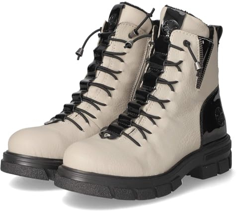 Rieker Z9152-60 Damen Boots Synthetik in beige - Gr. 36