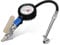 Tyre Pressure Gauge, 12 Bar Air Pressure Gauge, Insulation Self-Clamping Tyre Inflator Gauge, High Precision Car Truck Suv Motorcycle Tire Pressures Gauges with Flexible Hose and Quick Air Connector