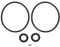 Walfront Hydraulic Log Splitter Seal Kit for 4-8 Ton Electric Motor Replacement Pump Cast Housing Rubber with Firewood Splitting Machine