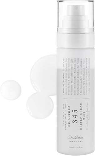 Dr.Althea 345 Relief Cream Mist, Korean Vegan Skin Care, 100ml | Insant Hydration, Calming Skin Irritation with Hyaluronic Acid, Panthenol, Centella Asiatica Leaf Water, Madecassoside