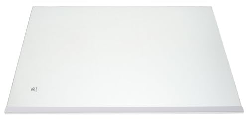 NUOBESTY Ersatz-Glasregal für Kühlschrank – Ersatz-Glasregalteiler für Kühlschrank, 40,6 x 27,9 cm – Universelles, transparentes Aufbewahrungs-Trenntablett mit umwickeltem Rand für die