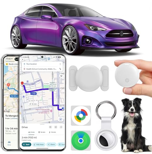 GPS Coche Localizador, 2026 Nuevo Magnetismo Localizadores GPS Sin Tarjeta SIM ni Suscripción para Android y iOS, Invisibilidad Tracker Rastreador Oculto para Coches/Motocicleta/Bicicleta
