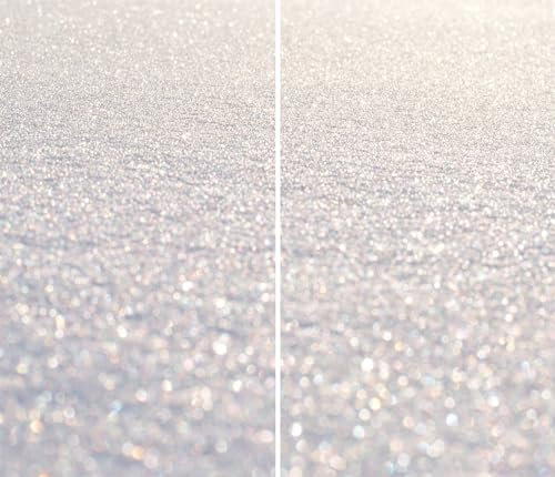 DAMU | Herdabdeckplatte 2teilig 2x30x52 Herdabdeckung Ceranfeld Glasschneideplatte Ceranfeldabdeckung Herdplattenabdeckung Kochfeld Abdeckung Schneidebrett Glasplatte Grau Modern