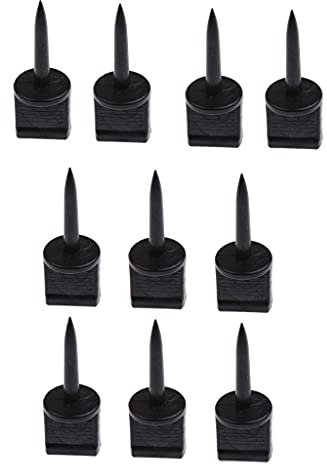 Sharplace 10 Zielscheibe Scheibennagel aus,schwarz