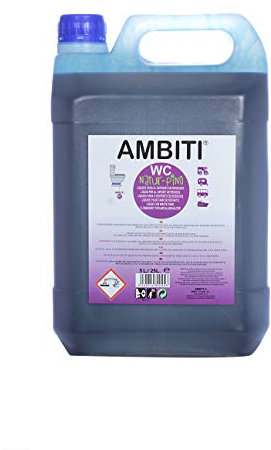 AMBITI - Natur Pine | Additif pour réservoir à déchets | Eaux noires | Volume 5 Litres | Fragrance de pin, citronier