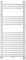 S SIENOC radiador de baño 500 x 1150 mm Blanco conexión central radiador calentador de toallas secador de toallas
