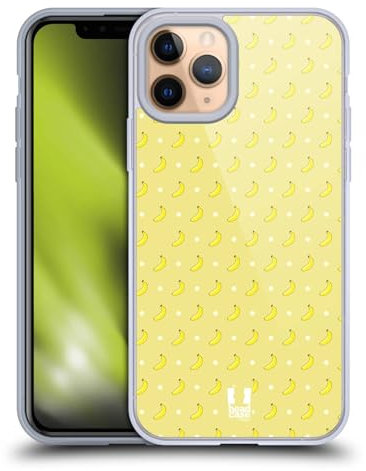 Head Case Designs Banana Mini Obst Muster Gelhülle [Militärischer Schutzgrad] Kompatibel Mit Apple iPhone 11 Pro Und Kompatibel Mit MagSafe
