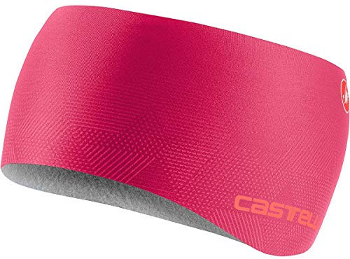 CASTELLI Women's Pro Thermal W Headband Hat, Brilliant Pink, 1 unità (Confezione da 1)