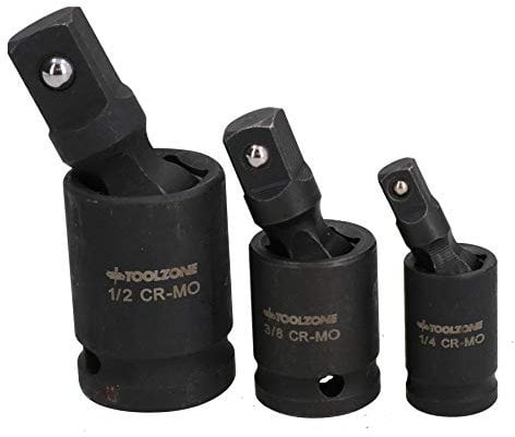 1/4dr 3/8dr & 1/2dr Drive Impact Universal Joint UJ Wobble Socket Extension