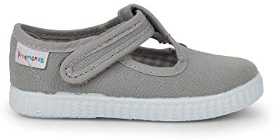 Pisamonas Pepitos Niños Cinta Adhesiva Tipo Zapatilla Talla 19 Color Gris