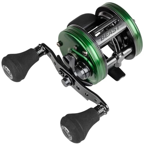 Abu Garcia Ambassadeur Beast HD runde Baitcaster Multirolle – Hechtangeln