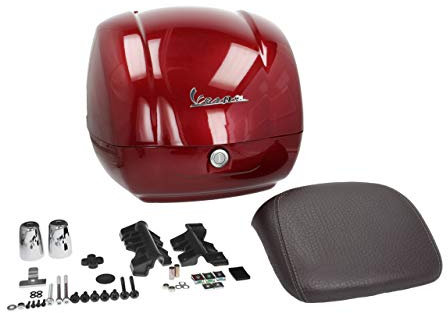 Topcase original Piaggio 36 Liter für Vespa GTS 125, 300 CCM ab Baujahr 2019 (rot Must vignola / 880/A)