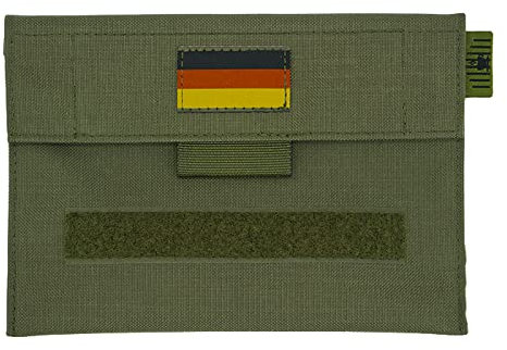 Café Viereck Bundeswehr/Military Bag, Taktisches Pouch, Utility Pouch für Outdoor/Camping/Jagd, Militär Tasche/Zubehör (TactiBag einfarbig Oliv)