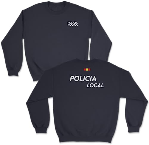 SERPOLICIA Sudadera de la policia Local. Policía Local de españa. Policía Municipal. Sudadera con y sin Capucha opositores.