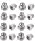 TERF® M8 Dome Cap Nuts M8 (8mm) Steel Dome Cap Hex Nut Head Acorn Nuts Cover - Pack of 20