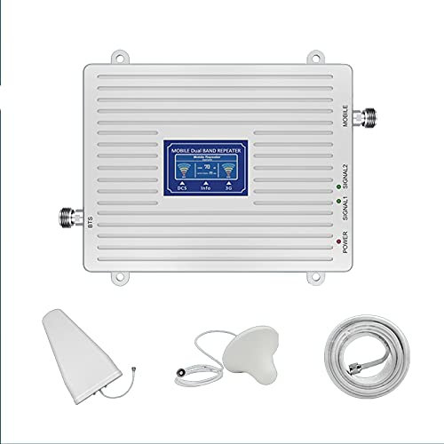 GUOZ gsm 3G 4G Phone Cell Phone Booster Mobile Signal Amplifier LTE Cellulare Repeater gsm DCS WCDMA 900 1800 2100 Set Antenna