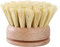 U-M Spazzole per piatti - spazzola per piatti rotonda per la pulizia di pentole e padelle - spazzola da cucina in legno Nettes Design