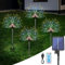 AGM Solar Feuerwerk Licht 4er mit 480 LED für den Außen IP65 Wasserdichtes Solar Feuerwerk Gartenleuchter, 4 Sensor Funktionen 8 Licht Modi mit Fernbedienung