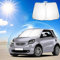Ruiya Frontscheibenabdeckung Kompatibel mit Mercedes Smart forfour w453 | Smart fortwo C453 2014-2019 | Smart EQ, Sonnenschutz für Frontscheiben Auto Windschutzscheiben Abdeckung Frontscheibe