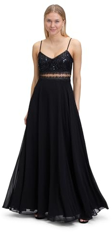 Vera Mont Damen Abendkleid mit Spitze