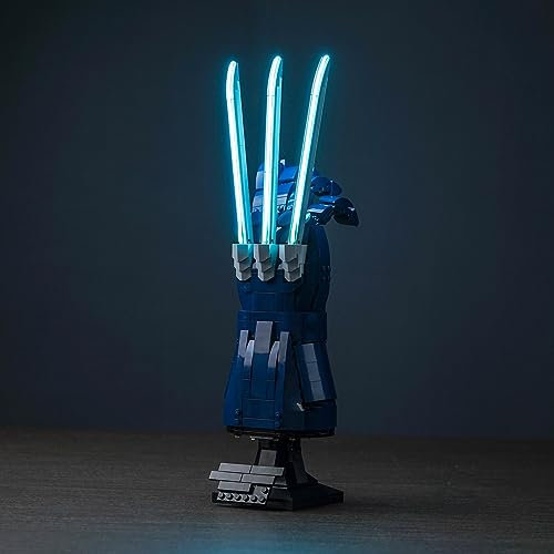 LocoLee Led Licht Set Kompatibel mit Lego Wolverines Adamantium-Klaue, Led Beleuchtungs Set für 76250 Wolverine's Adamantium Claws - Nur Lichter Set, Kein Modell (Standard Version)