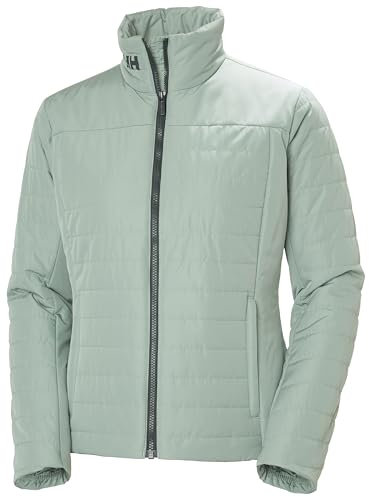 Helly Hansen Femmes Veste isolée W Crew 2.0, Eucalyptus, 2XL