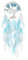 Pasdrucn Attrape-rêves avec Arbre De Vie, Kit De Bricolage en Cristal Naturel pour Enfants, Filles Attrape-rêves Bohème, Décoration Murale en Macramé, Décoration Murale pour Chambre à Coucher (Bleu)