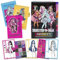 abeec Monster High Fashion Designer Art Pad - Monster High Dolls Art Pad - Contains Designer Pages and Stickers - Stocking fillers for Girls - 6 Year Old Girl Gifts
