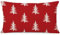 Ohok Dekorativ Weihnachten Kissenbezug 30x50 cm, Polyester Leinen Zierkissenbezüge Merry Christmas Kissenbezüge Dekor Kissenhülle Set für Schlafzimmer Wohnzimmer Sofa (Weihnachtsbaum Weiß)