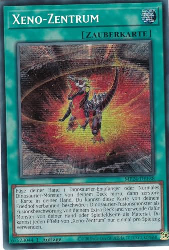 MP24-DE138 - Xeno-Zentrum - Secret Rare - Deutsch - 1. Auflage - 25th Anniversary Tin: Dueling Mirrores - mit LMS Trading Fieldcenter-Karte Yugioh