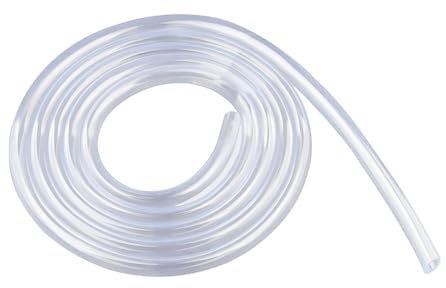 Qrity Tuyau PVC - Tube d'Aquarium et d'Air, ID 14 mm x 16 mm OD, Flexible de Pression, 2 Mètres