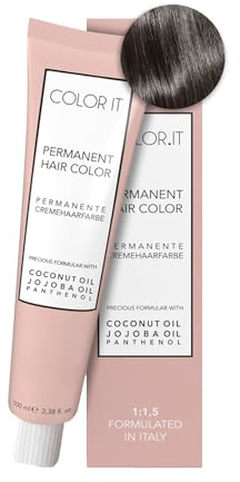 COLOR.IT by BM - Permanente Haarfarbe in Salonqualität, 100ml (8.1 Hellblond Asch, 1er Pack)