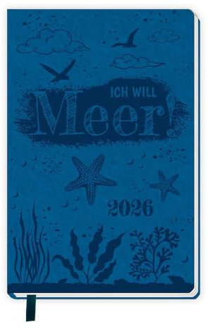 TRÖTSCH - Taschenkalender A7 Soft Touch Maritim 2026: Soft Touch Terminkalender