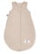 Julius Zöllner Musselin Sommerschlafsack sand, Größe 90 | aus weicher Musselin Baumwolle, sicher und schadstoffgepüft, ideal für warme Sommernächte