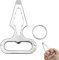 Raheem Camping Multi Tool Keychain - 10 in 1 Stainless Steel Survival Gear with Adjustable Wrench, Bottle Opener & Hex Screwdrivers