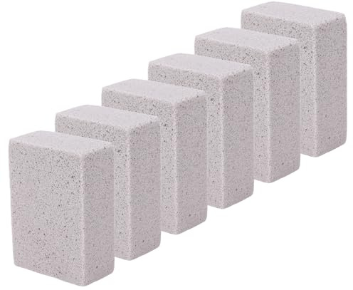 6pcs Pool -Bimssteinsteine, PVC -Materialblöcke für die Küchenspüle Toilettenschüsselbadewanne, Eliminieren Sie die Harte Wasserskala, Angesammelte Limette und Verschmutzung