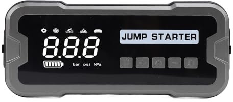 HEEPDD Car Jump Starter 10000mAh 4000A Peak Power Portable Car Battery Booster for 12V Vehicles with Smart Screen LED Light Tire Inflator & Multi-Device Charging Cold-Weather Design