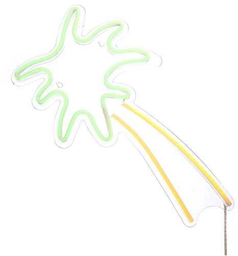 Operitacx Lampe Néon Palmier Décorative Led Lampe De Chambre Usb Panneau Néon Lumière Esthétique Pour Intérieur