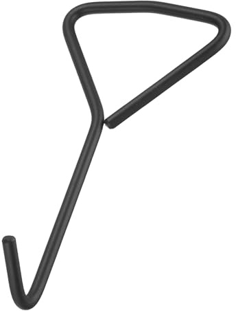 PATIKIL Manhole Hook 10 Inch, Carbon Steel Lid Manhole Cover Lifter with Blunt Tip for Lifting Pulling Storm Drain Cover, Black
