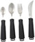 Behrend Cubiertos Flex, flexible, cuchara, cuchillo y tenedor, mango de goma antideslizante, forma A Elegir)