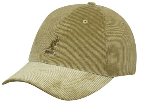 Kangol Classic Corduroy Baseballcap Basecap Cordcap Kordkappe Cap Mütze Baumwollcap Kordmütze (One Size - beige)