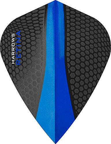10 x Sets Harrows Retina dunkelblau Dart Flights Kite
