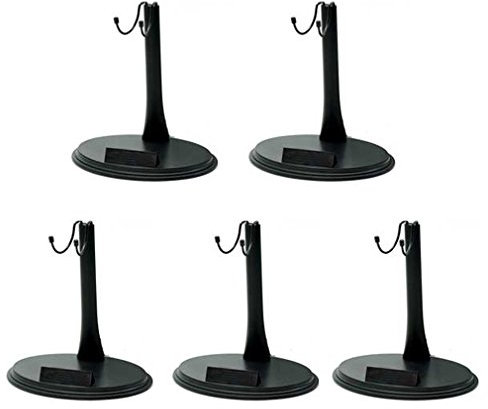TIZPIKUOL XIAONAN Standfuß für Actionfiguren im Maßstab 1/6, 30,5 cm, Schwarz, 5 Stück