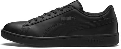 PUMA Unisex Puma Smash v2 Low-Top, Puma Black-Puma Black, 46 EU