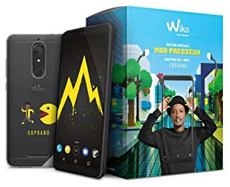 Smartphone Wiko, Schermo 5,7 pollici HD, 32 GB, con cover Soprano