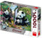 Dino Toys 532632 Dino Secret Puzzle: Pandas 1000 Teile, Mehrfarbig