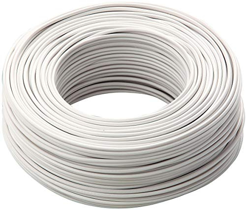 FILO CAVO ELETTRICO UNIPOLARE 1X2,5 MMQ 2,5 COLORE BIANCO MT. 100 CORDINA