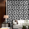 9.5X0.53M Traditional Chinese Black Gold White Waterproof Embossed Textured PVC Wallpaper Roll for Bedroom Livingroom 1.73' W x 31.2' L=5.035㎡ (54sq.ft) … (Black White)