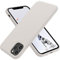 OTOFLY Compatible with iPhone 11 Pro Max Case,ultra slim fit iPhone case liquid silicone gel cover with full body protection anti-scratch shockproof case,White Stone