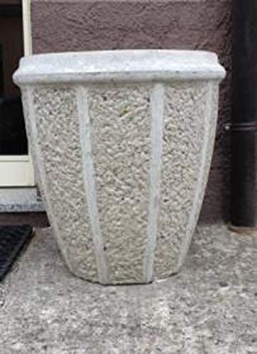 MASTRO GABRIELE Vaso per giardino, fiori arredamento esterno/interno, vaso in cemento circolare